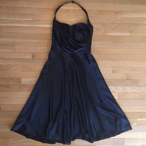 Phoebe Silk Sweetheart Halter Dress